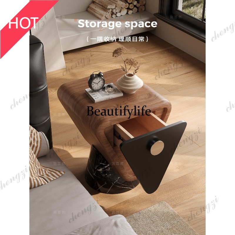 9344 Marble bedside table Soli - Tables recension och pris